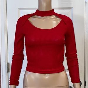 ❤️Cute Choker Neck Crop Top